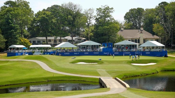 The 16th green at Sedgefield 